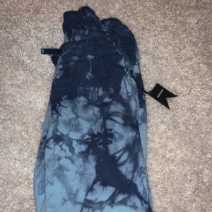 Talentless Clothing Acid Wash Teal Sweatpants